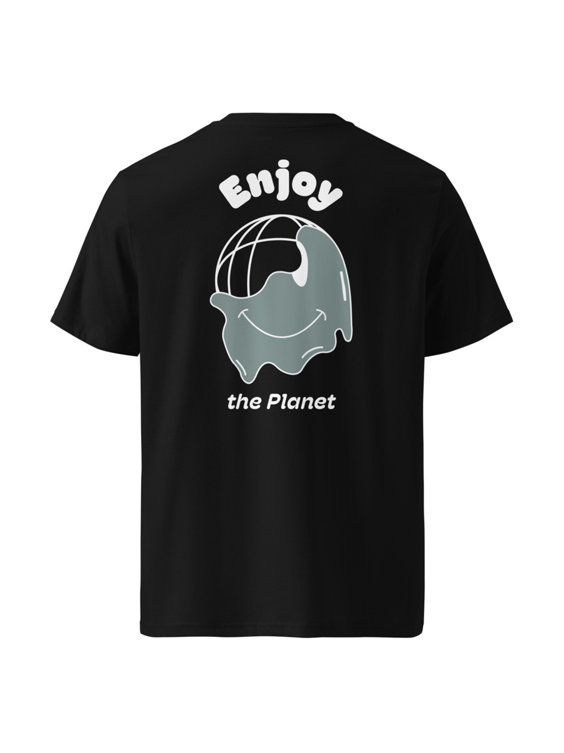 T-shirt Newclaim - Enjoy life noir - Vue de dos