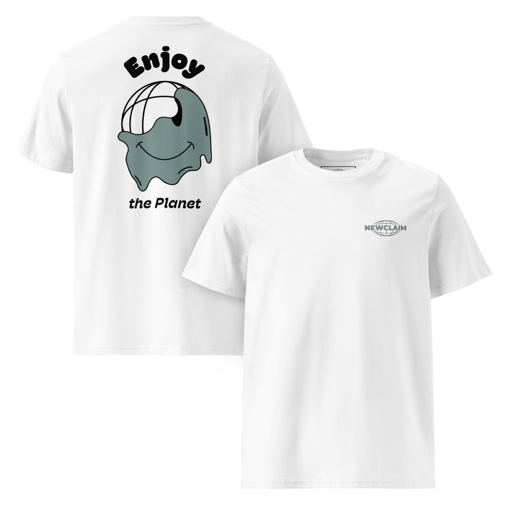 T shirt Newclaim - Enjoy life - vue de face et de dos